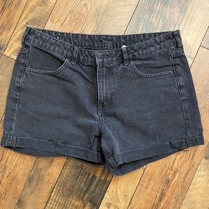 Women’s Black Denim Shorts